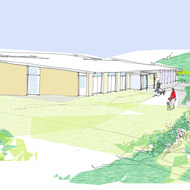 artists impression of new teaching hospital