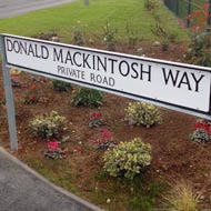 Donald Mackintosh Way sign