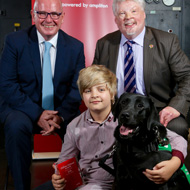 Alex, Mabel and Simon Weston