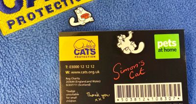 Pin Badge Simons Cat Cats Protection Charity Listing Feed Me 