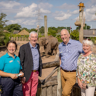 HOC Speaker visits Chester Zoo team