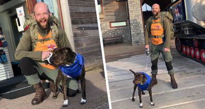 RNLI fundraiser and his dog begin 6,000-mile walk