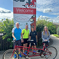 Cycling teen rides over 700 miles for charity