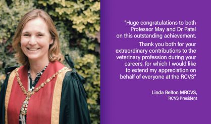 College congratulates vets recognised in King's Birthday Honours