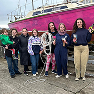 All-female veterinary team sails for breast cancer