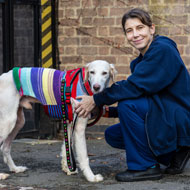 Vet assistant gives rescue dog his forever home