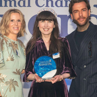 Animal charity volunteer scoops national award