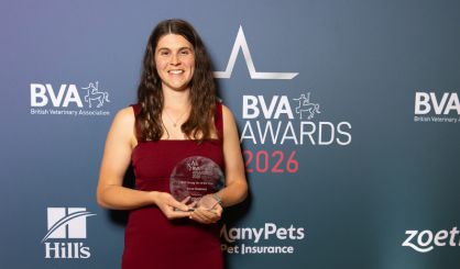 Anna Hewison named Young Vet of the Year 2026